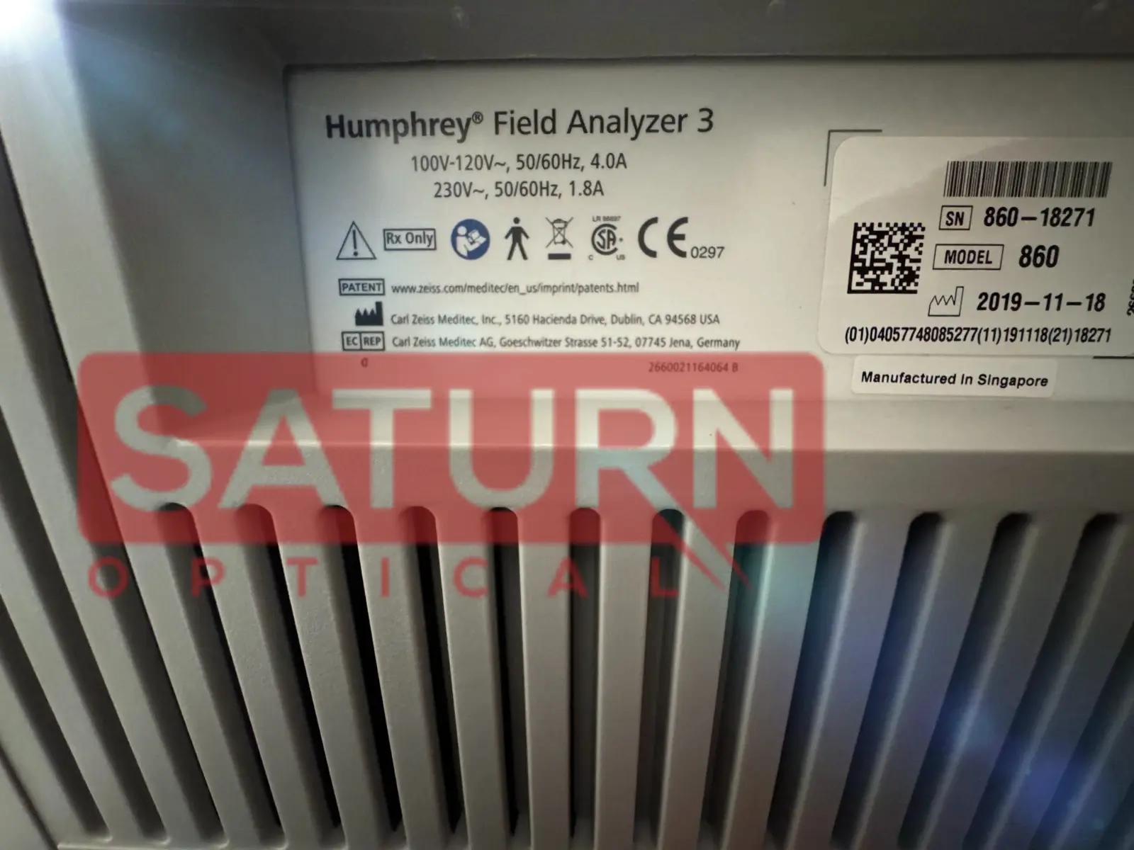 Zeiss Humphrey Field Analyzer 3 Model 860 (HFA 3 860) - Image 8